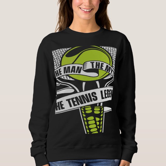 Moletom The Man The Myth The Tennis Legend Player  Tennis (Frente)