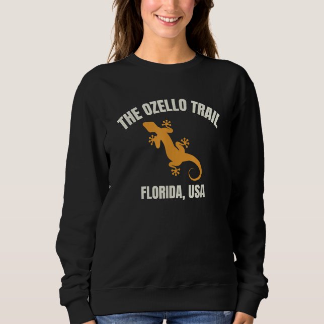 Moletom The Ozello Trail Florida USA Gecko Design (Frente)