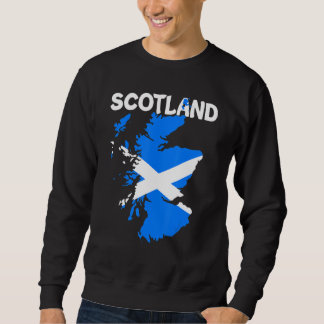 Moletom The Saltire Scottish Flag Map