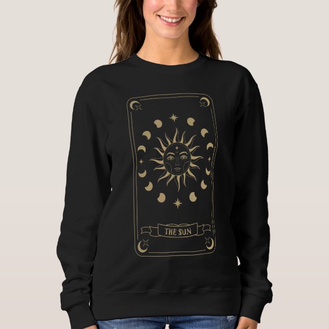 Moletom The Sun - Tarot Card Boho & Minimalism Dark Academ (Frente)