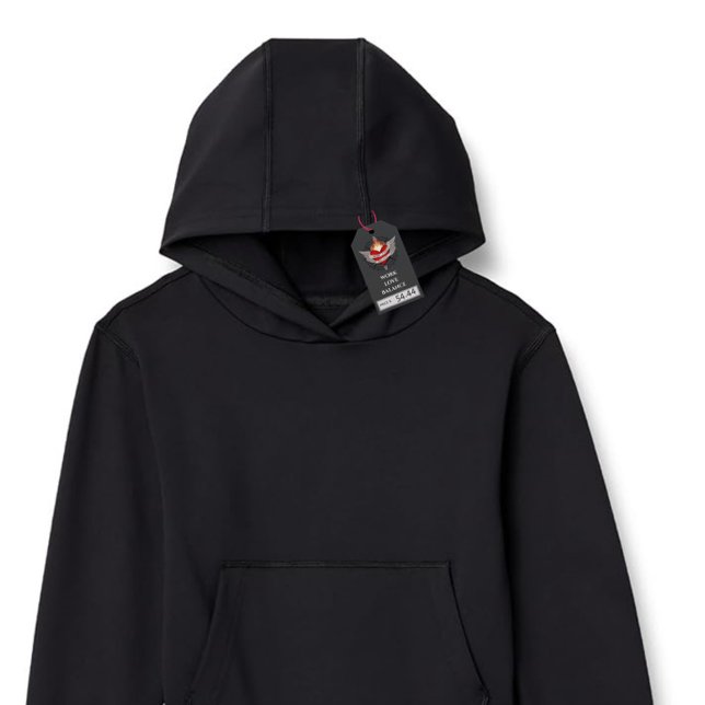 Moletom The WORK LOVE BALANCE back Script & Wing design (Criador carregado)