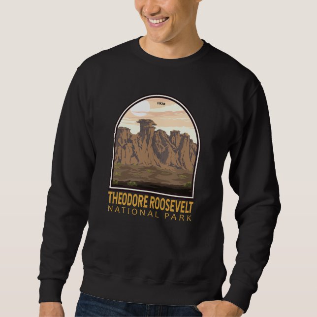 Moletom Theodore Roosevelt National Park Vintage Emblem (Frente)