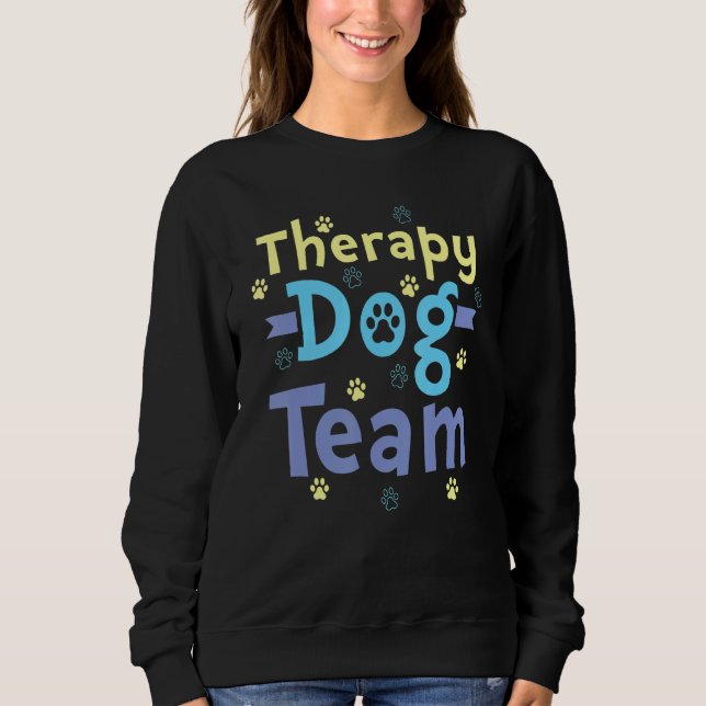 Moletom Therapy Dog Design - Therapy Dog Team_1 (Frente)