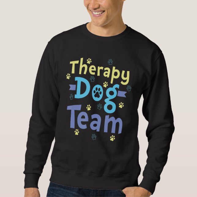 Moletom Therapy Dog Design - Therapy Dog Team_1 (Frente)