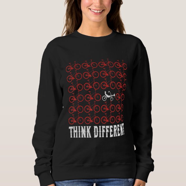 Moletom Think Different Funny Bike (Frente)