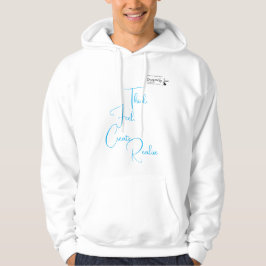 Moletom Think feel create realise BDesigned by Joan Hoodie