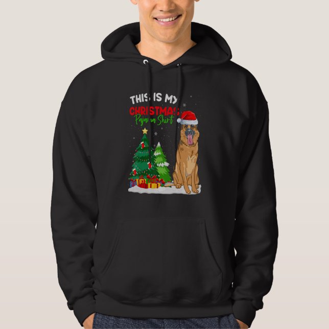 Moletom This Is My Christmas Pajama  German Shepherd Dog O (Frente)