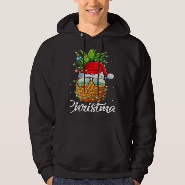 Moletom This Is My Christmas Pajama  Lighting Pineapple Xm (Frente)