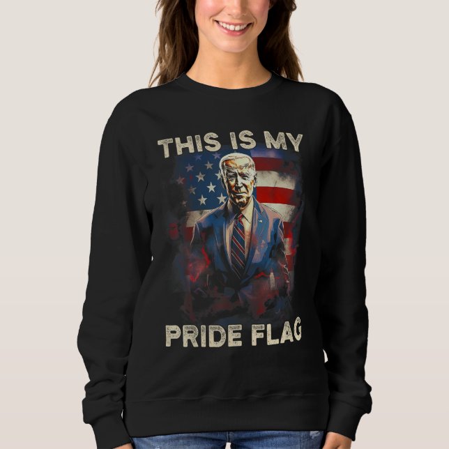 Moletom This Is My Pride Flag USA American 4th of July Pat (Frente)
