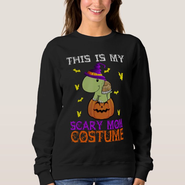 Moletom This Is My Scary Mom Costume Turtle Halloween (Frente)