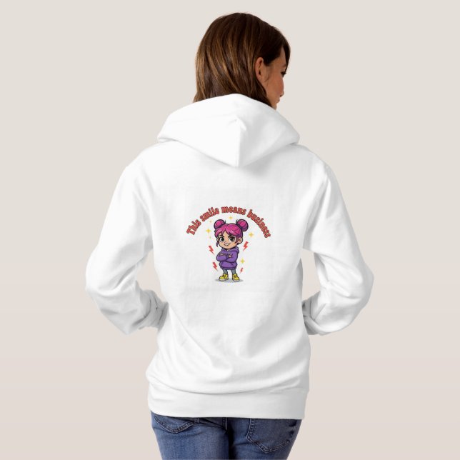 Moletom This Small Means Business Women's Hoodie (Parte Traseira Completa)