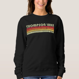 Moletom Thompson Lake Maine Funny Camping Summer