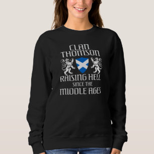 Moletom Thomson Scottish Family Scotland Name Clan Lion