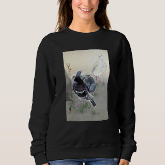 Moletom Three Tame Pigeons by Ohara Koson