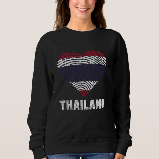 Moletom Thumbmark Heart Thai Roots Thai Orgulho Tha