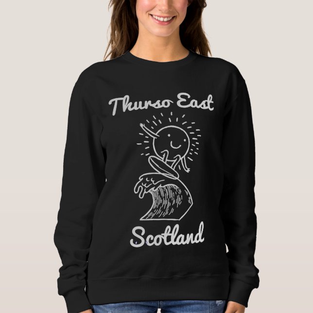 Moletom Thurso East Caithness Scotland Surf Surfing Souven (Frente)
