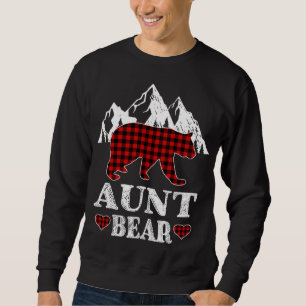 Moletom Tia Bear Christmas Pajama Red Xadrez Buffalo Match