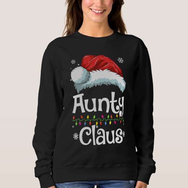 Moletom Tia Claus Family Matando Tia Claus Pajama Xm (Frente)