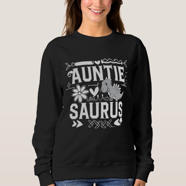 Moletom Tia Saurus Dinossauro Divertido (Frente)