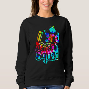 Moletom Tie Dye 3rd Grade Squad De Volta Aos Professores K