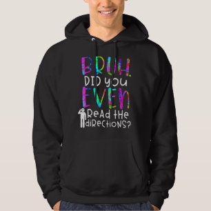 Moletom Tie Dye Cote, Bruh Você Leu A Direção
