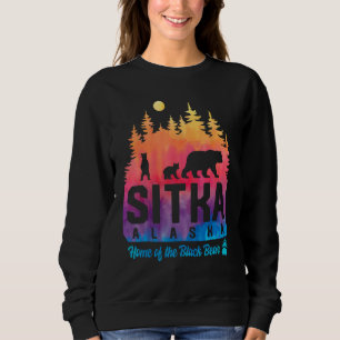 Moletom Tie Dye Madre Bear e Cubs Sitka Alaska