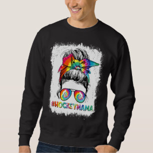 Moletom Tie Dye Messy Bun Hockey Mama Esporte Mães Felizes