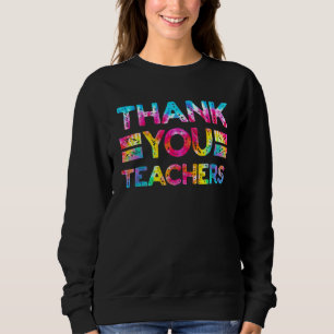 Moletom Tie Dye Obrigado Professora Escola Estudante G