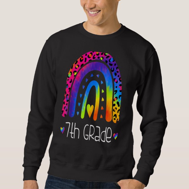 Moletom Tie Dye Professor Rainbow De Sétima Série Volta A  (Frente)