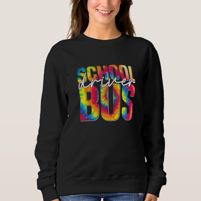 Moletom Tie Dye School Bus Driver  Busman Men Women Busman (Frente)