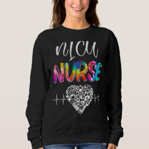Moletom Tie Dye Stethoscope Nicu Enfermeiro Dia Enfermeiro