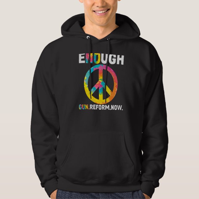 Moletom Tie Dye Vestimos Laranja O Suficiente Para Violênc (Frente)