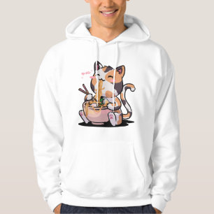 Moletom Tigela de Ramen de Gato Kawaii Neko Anime Otaku Ja