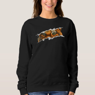 Moletom Tiger Head Green Eyes Wilderlife Predator Wilderne