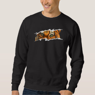 Moletom Tiger Head Green Eyes Wilderlife Predator Wilderne