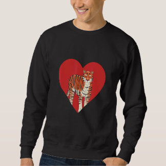 Moletom Tiger Heart Safari Wildlife Animal Zookeeping