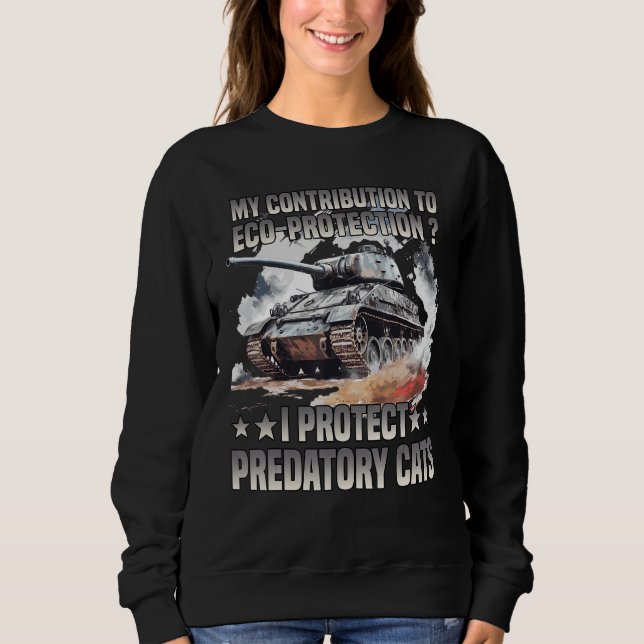 Moletom Tiger Panzer - Orgulho do poder marcial no Rei WW2 (Frente)