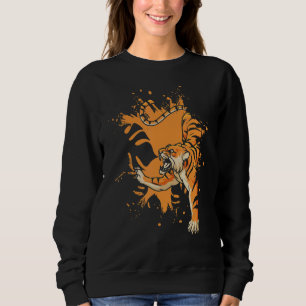 Moletom Tiger Predator Wilderness Vida selvagem Grande Cat