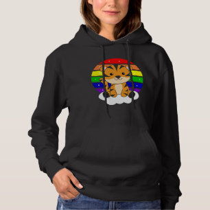 Moletom Tiger Rainbow Glitter Kawaii Tigers