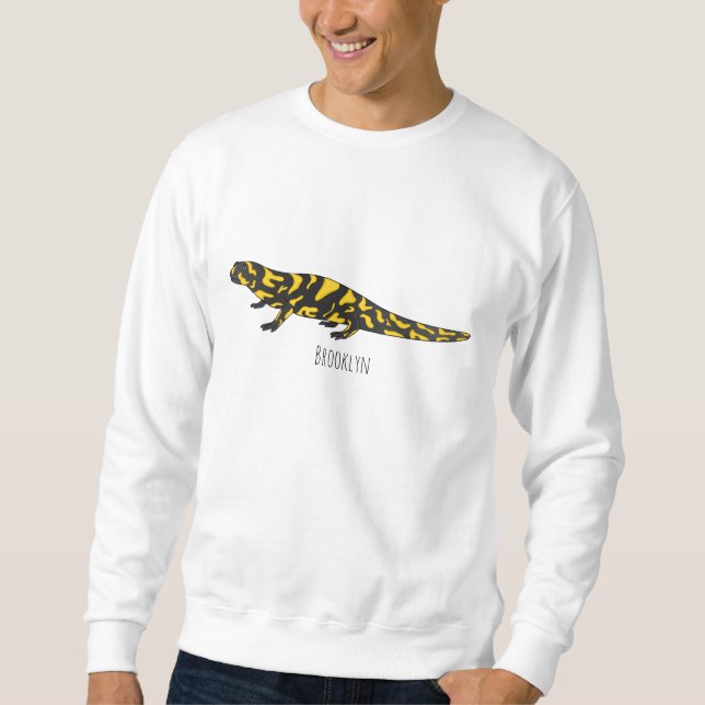 Moletom Tiger salamander cartoon (Frente)