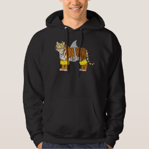 Moletom Tiger Shark Tiger Se Veste Como Um Animal Engraçad