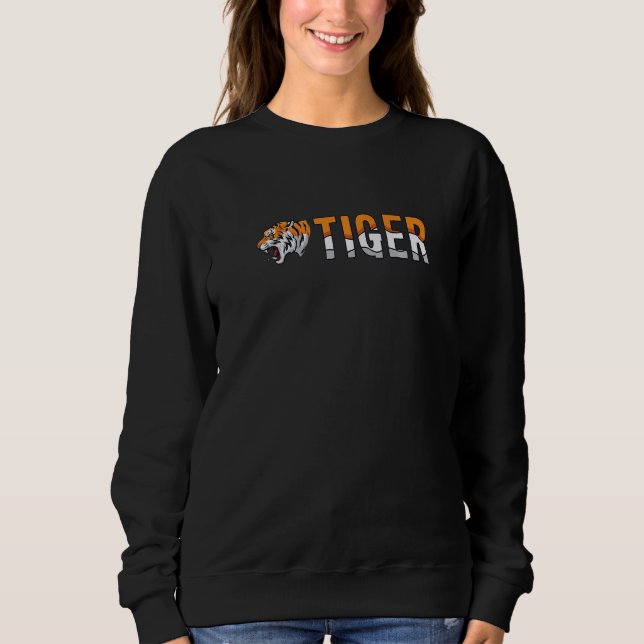 Moletom Tiger Text Wild Cat Predator Cat King Tiger Siberi (Frente)