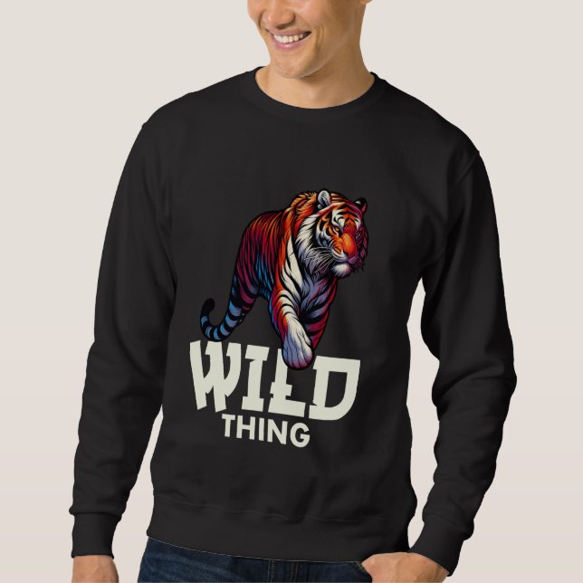 Moletom Tiger Wildlife Nature Graphic (Frente)