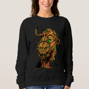 Moletom tigre a vapor steampunk