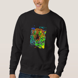 Moletom Tigre Amarelo Verde Laranja pop