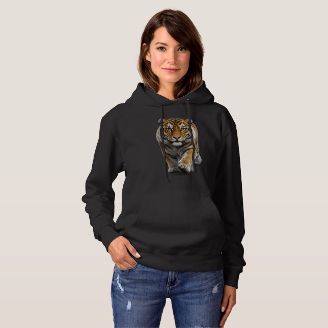 Moletom Tigre Aproximando-se (Frente Completa)