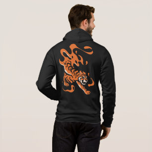 Moletom Tigre Ardente: Design Ousado Asiático