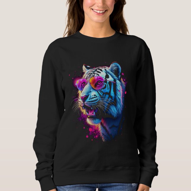 Moletom Tigre colorido (Frente)