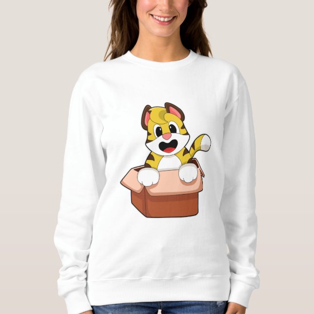 Moletom Tigre com caixa (Frente)