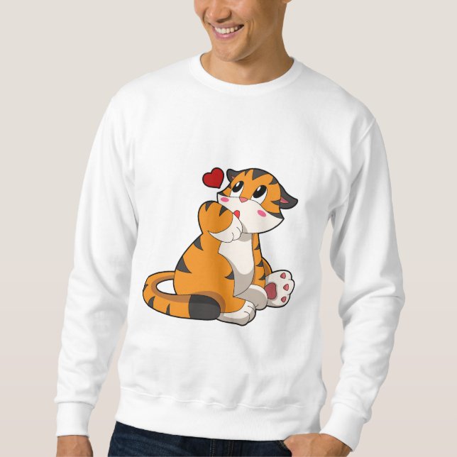 Moletom Tigre com Coração (Frente)